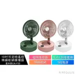 【REGULIS】日本空氣循環扇 GN-P30 綠 粉 白3色可選 10吋 可定時遙控伸縮收納循環扇 (可升級加濕器)