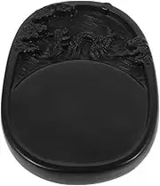 Ink Stone Preserve Inkslab for Calligraphy and Painting Durable Stone Material with Smooth Edges Retro Design Easy to Clean for Beginners and Enthusiasts