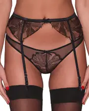 Fleur du Mal Sophie Lace Garter