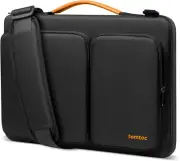 Tomtoc 360° Protective Laptop Sleeve Shoulder Bag for 15-Inch New Macbook Air...