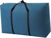 Moving Bag Luggage Bag Carrying Bag Heavy Duty Storage Bag Storage Tote for Bed Sheets Blankets Travel Clothes Quilts, Blue 180L