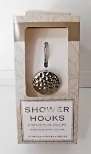 Villa Decor 12 Pcs Shower Curtain Hooks