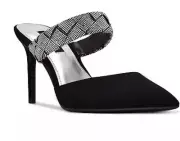 Fresah Pointy Toe Pumps BLACK SUEDE - SIZE 5 WOMENS