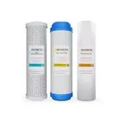 Max Water Whole House Water Filter Replacement Set Sediment, Tannin, CTO