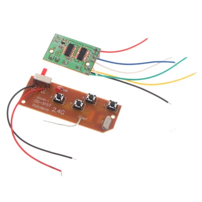 2.4G 4CH RC Remote Control Transmitter Receiver Board Antenna for RC Car