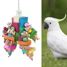 Parrot Toys Parrot Chew Toy with Hanging Hook Unique Parrot Hanging Cage Toy for