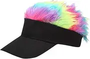[Generic] Cap Men Peaked Multicolour Wrap Baseball Cap Head Women Wig Scarf and Cap Baseball Caps Girls Tennis Visor