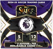 2024/25 Panini Select Premier League EPL Soccer Hobby Trading Card Box (Find 3 Autograph or Memorabilia Cards per Box!)