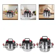 Small Pressure Cooker, Stainless Steel Pressure Cooker Portable Pressure Canner