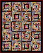 TROPPO LOCO - 91" x 74" - Quilt-Addicts Pre-cut Patchwork Quilt Kit