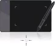Graphics Drawing Tablet with Digital Stylus Black Huion 420 4 x 2.23"
