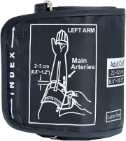 Replacement Extra Large Cuff for Omron BP Monitors 22-52CM Big Arm - Adjustable