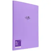 Aqua Drops Display Book A4 10 Pockets Vivid Purple