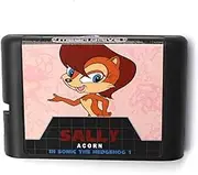 Linker Wish 16 Bit Sega MD Game Sally Acorn In Sonic The Hedgehog 1 16 bit MD Game Card For Sega Mega Drive For Genesis