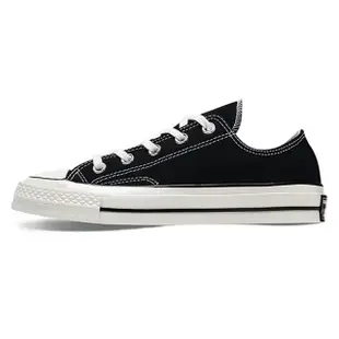 【CONVERSE】休閒鞋 男鞋 女鞋 帆布鞋 運動 低筒 CHUCK 70 OX BLACK/BLACK/EGRET 黑 162058C