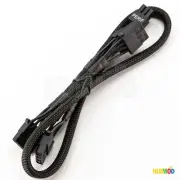 Genuine EVGA SuperNOVA 6 Pin PERIF to 4x Molex IDE Driver Power Supply Cable