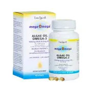 Free Spirit MegaOmega Algae Oil Omega-3 Capsules 60 Capsule