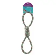 Paws & Claws Military 37x4cm Double Loop Tugger Pet Toy Outdoor Dog Assorted