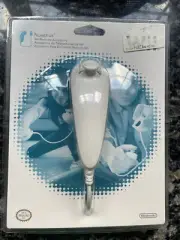 Nintendo Wii Nunchuk White Official OEM Nunchuck Controller Sealed New Numchuck