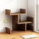 書架桌面書桌收納置物架學生家用桌上小書櫃臥室辦公多層簡易架子橡木色 341636cm (6.5折)