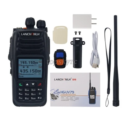 HG-UV79UV 10W 5KM Bluetooth Walkie Talkie VHF UHF Radio Handheld Transceiver