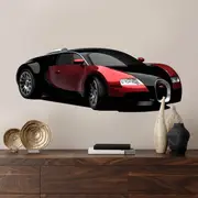 [Namly Design] Wallsticker - Bugatti Veyron / Black