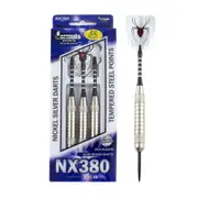 12pc Formula Sports NX380 26g Darts Nickel Silver Barrels Steel Tipped Point