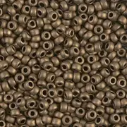 Miyuki Seed Beads 6/0 Matte Bronze 6-2006 Metallic Glass Beads 20g Round