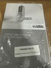 kaba simplex 5000 cylindrical