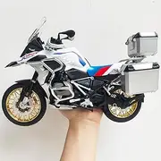 Risopen 1:9 Compatible with BMW R125 Motorcycle Model Alloy Metal Diecast Motorcycle Model White Motorcycle Model Sport Motorcycle Racing Motorcycle Model Collection Gift