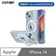 ESR億色 iPhone 14 Halolock磁電空間 巧匯系列 鏡頭支架款 手機保護殼 剔透白