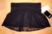 NWT Dance Bloch Black Skirt Stitch Pleat Waist Band Ladies Small Adult R2511