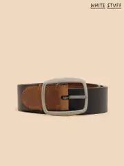 White Stuff Blue Reversible Leather Belt (N27019) | $67