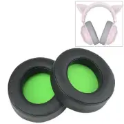 2-pack Replacement Earpads for Razer Kraken 7.1 V2 Pro Headphones - Green Spo...