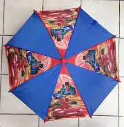 Disney Cars Lightning Mcqueen Boys Red and Blue Umbrella