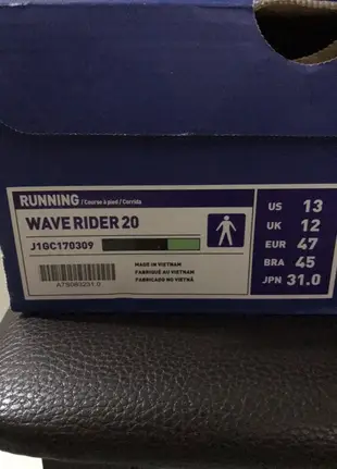 MIZUNO WAVE RIDER 20 US:13