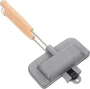 UTHCLO Sandwich Maker Baking Pan Non-stick Double-sided Kitchen Tool for Toast Fried Eggs and Baked Goods Versatile Bread Frying Pan for Easy Cleaning and Home Use
