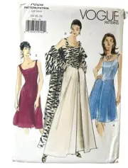 Vogue Sewing Pattern 7028 Dress Stole Misses Size 14-18