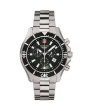 SWISS ALPINE MILITARY Men Analog Quartz Casual Watch Classic Dress Black Dial Wa