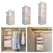 Hanging Closet Organizer Wardrobe Storage Bag Dorm Portable Apartment Space