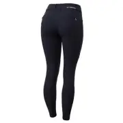 B Vertigo Davina Women's Mid-Rise Breathable Knee Patch Breeches with Phone P...
