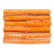 Jumbo Tangerine Cold Wave Rollers 3/4"