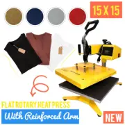 Heat press machine 15 x 15 swing away, For T Shirt FREE Glitter HTV+T shirts