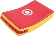 XIASABA Taekwondo Curved Hand Target Professional Boxing Pads for Kicking Punching Training in Red and Yellow Ideal for Daily and Home Training Made of High Density Filling Fabric
