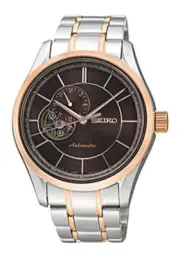 SEIKO Presage Automatic SSA142J1 Men Sapphire Rose Gold 2 Tone Watch Japan Made