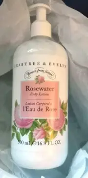 Crabtree & Evelyn Body Lotion 16.9oz Pump Rosewater