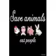 Save Animals: Kariertes A5 Notizbuch für Schüler und Studenten, Hobby und Freizeit