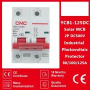 Mini Circuit Breaker Energy Photovoltaic DC250V 500V 80A/100A/125A YCB1-125DC