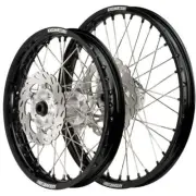 KTM 250 SX 2003-2024 Axiom Wheel Set 21x1.6/19x2.15 Black Rims Silver Hubs SS Sp
