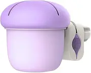 YoungSelly Stroller Food-Grade Silicone Cup Holder, Bicycle Cup Holder, Suitable for Strollers, Bicycles, wheelchairs, Walkers, Scooters, and can Hold Cups of Different Sizes. Purple